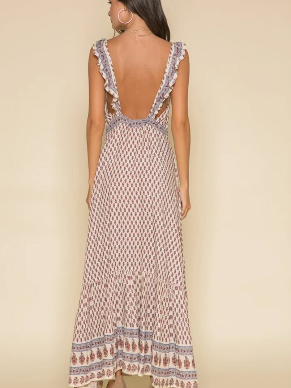 RAGA Avah Ruffle Strap Maxi Dress - Picture 2 of 4